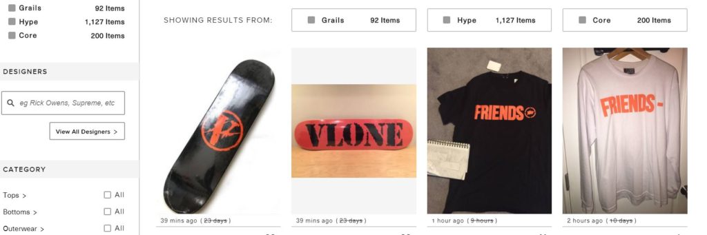 vlone grailed