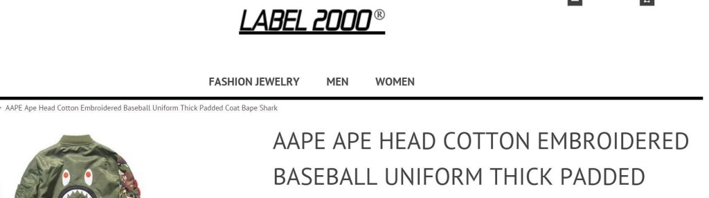 Where to Buy Fake Bape - Label 2000