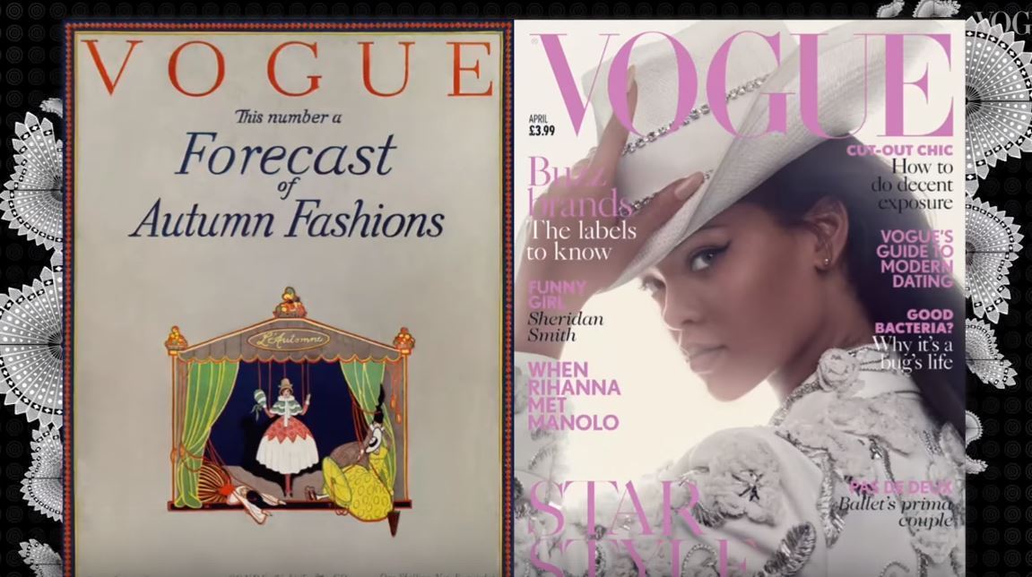 British Vogue 100 years