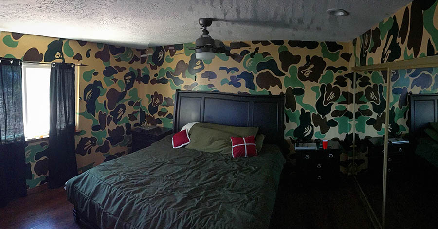 BAPE Bedroom Painting