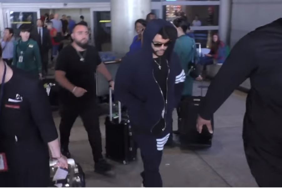 The Weeknd sweatsuit