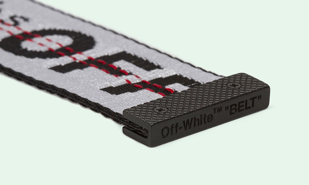 OFF-WHITE Releases “Industrial Belt” in a New White Version | aGOODoutfit