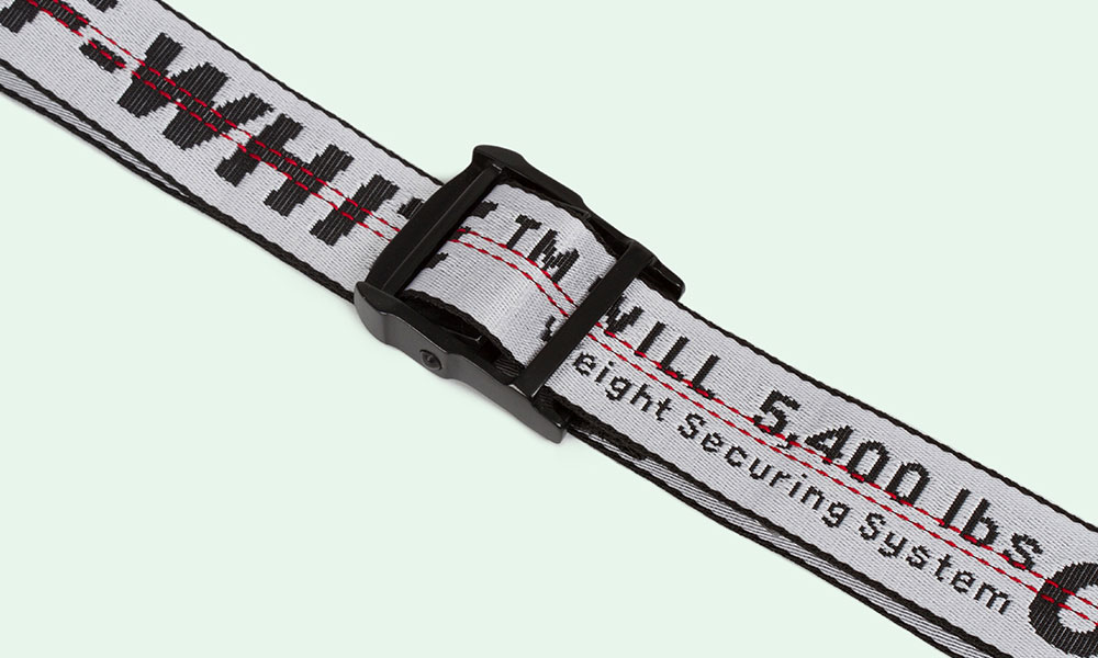 OFF-WHITE Releases “Industrial Belt” in a New White Version | aGOODoutfit