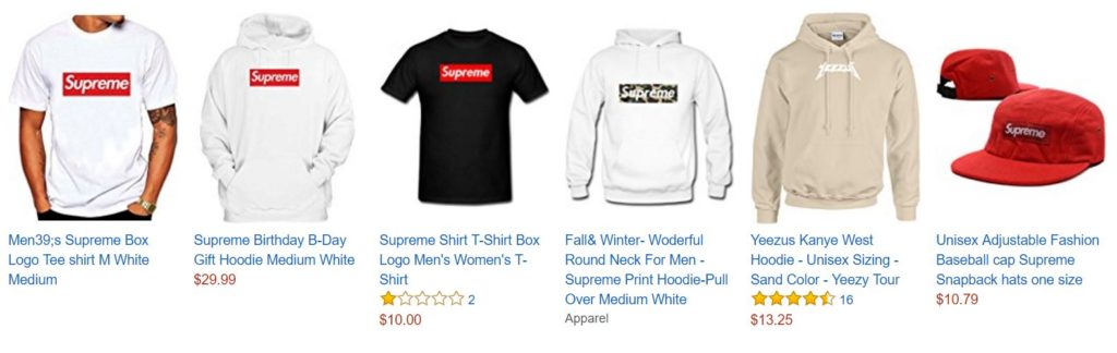 Where to Buy Fake Supreme - Amazon