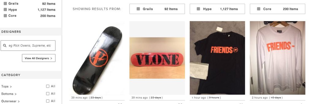 Places to buy VLONE - Grailed