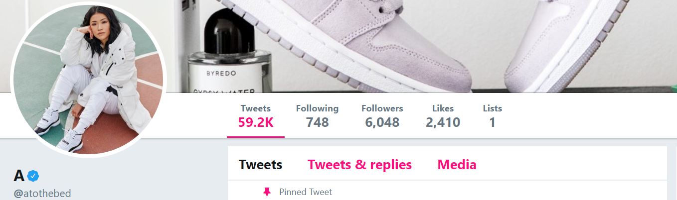 a to the bed - Sneakerhead Twitter Account 