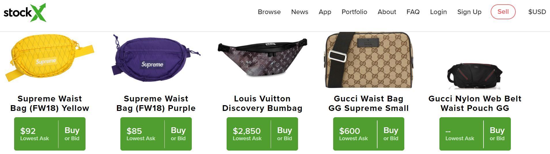 Places to Buy Fanny Packs - StockX