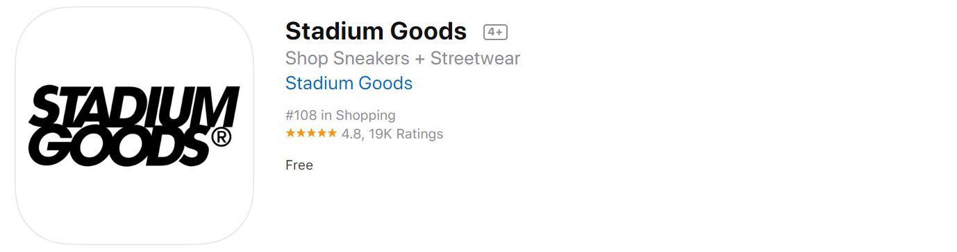 Best Sneaker Resell Apps - Stadium Goods app