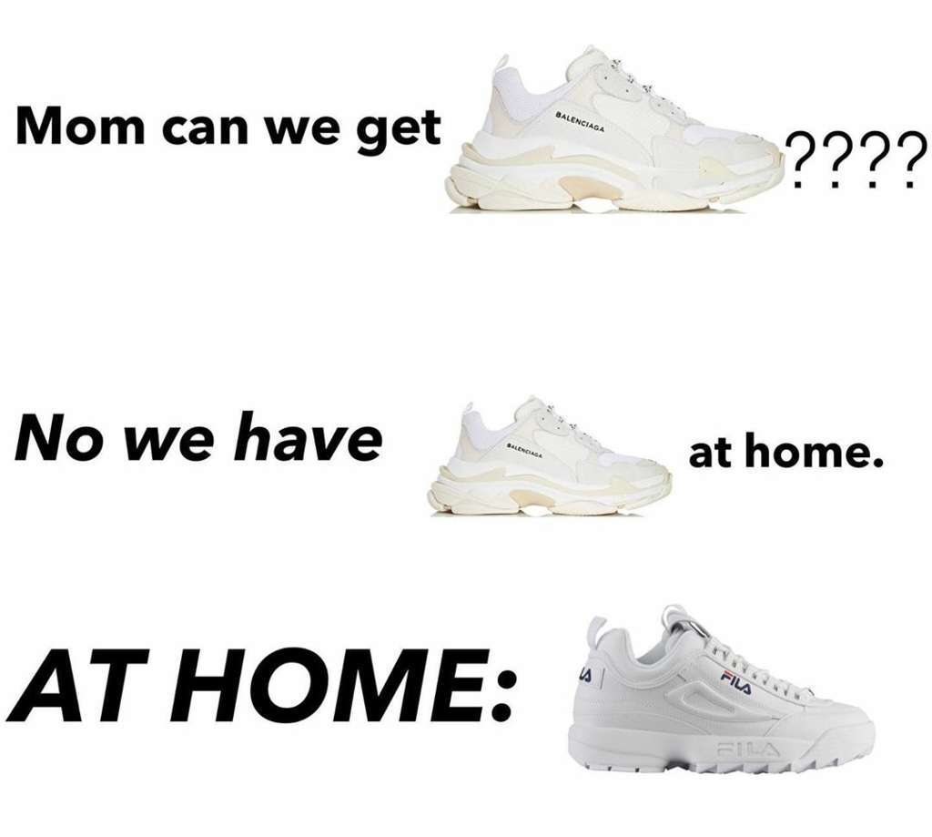 fila disruptor meme