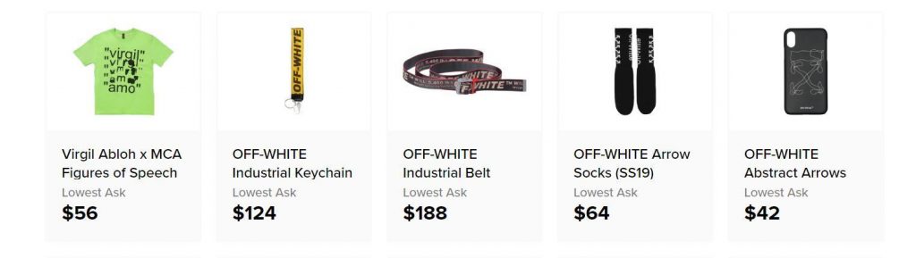 Authentic Off-White available at StockX