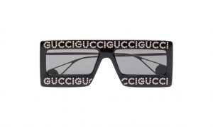 Gucci Square-Frame Sunglasses with Swarovski Crystals