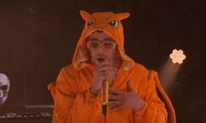 Bad Bunny Pokemon Charizard Onesie