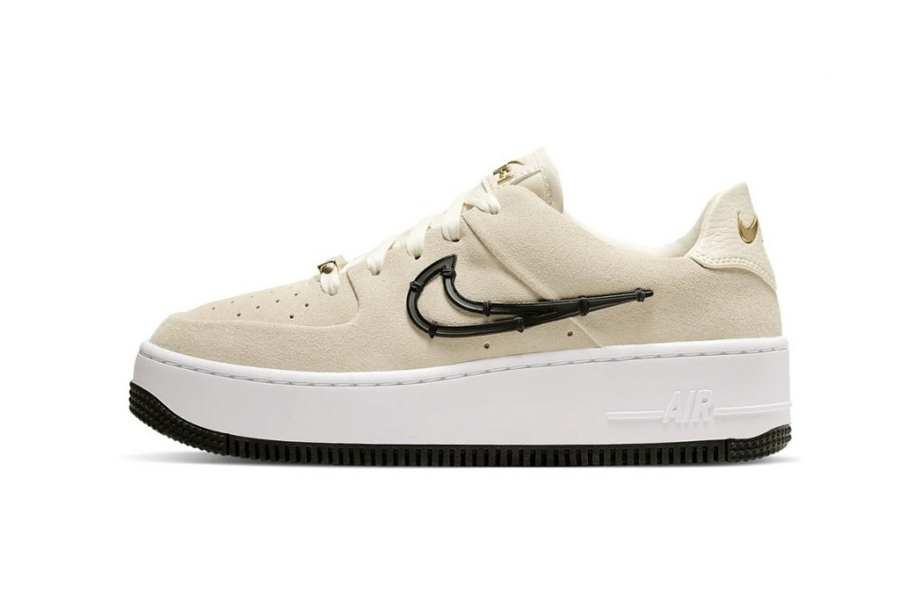 Nike Air Force 1 Sage Low LX Light Cream Metallic Gold