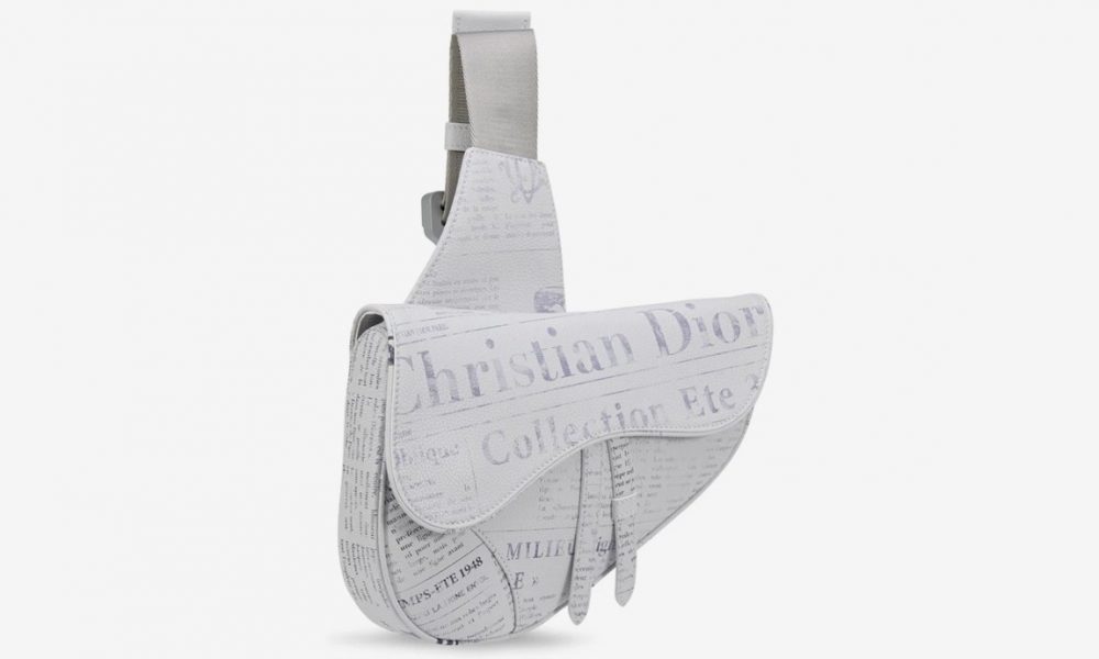 dior newspaper saddle