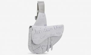 Daniel Arsham x Dior Newspaper Saddle Bag