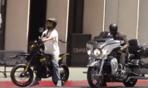 Justin Bieber Dancing Motorbike