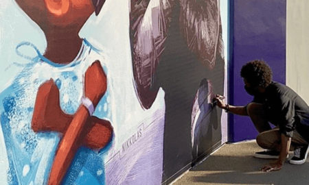 Chadwick Boseman Disney Mural
