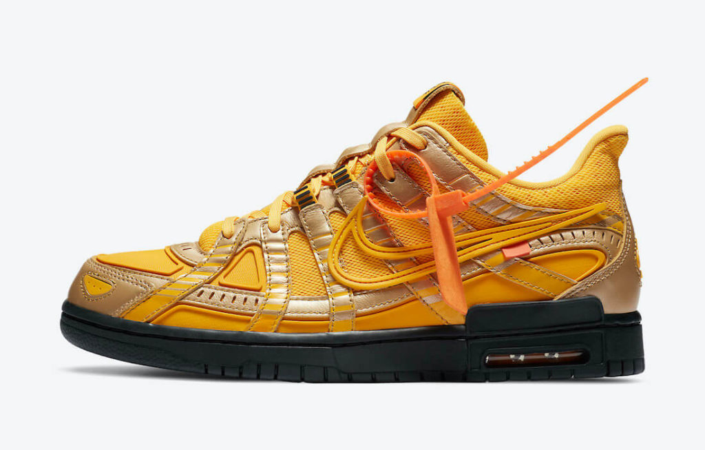 Off-White Nike Air Rubber Dunk Collection University Gold