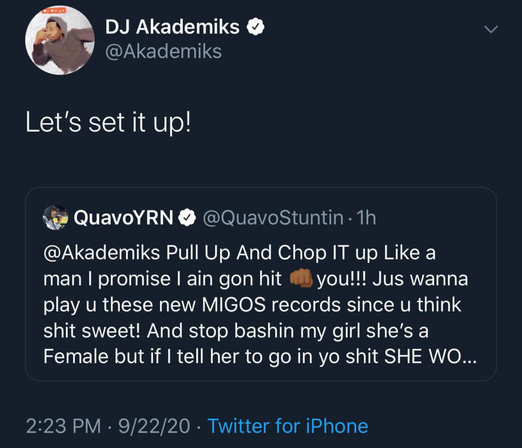 Quavo DJ Akademiks Fight (2)