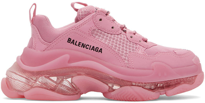 Balenciaga Triple S Pink Sneakers Women