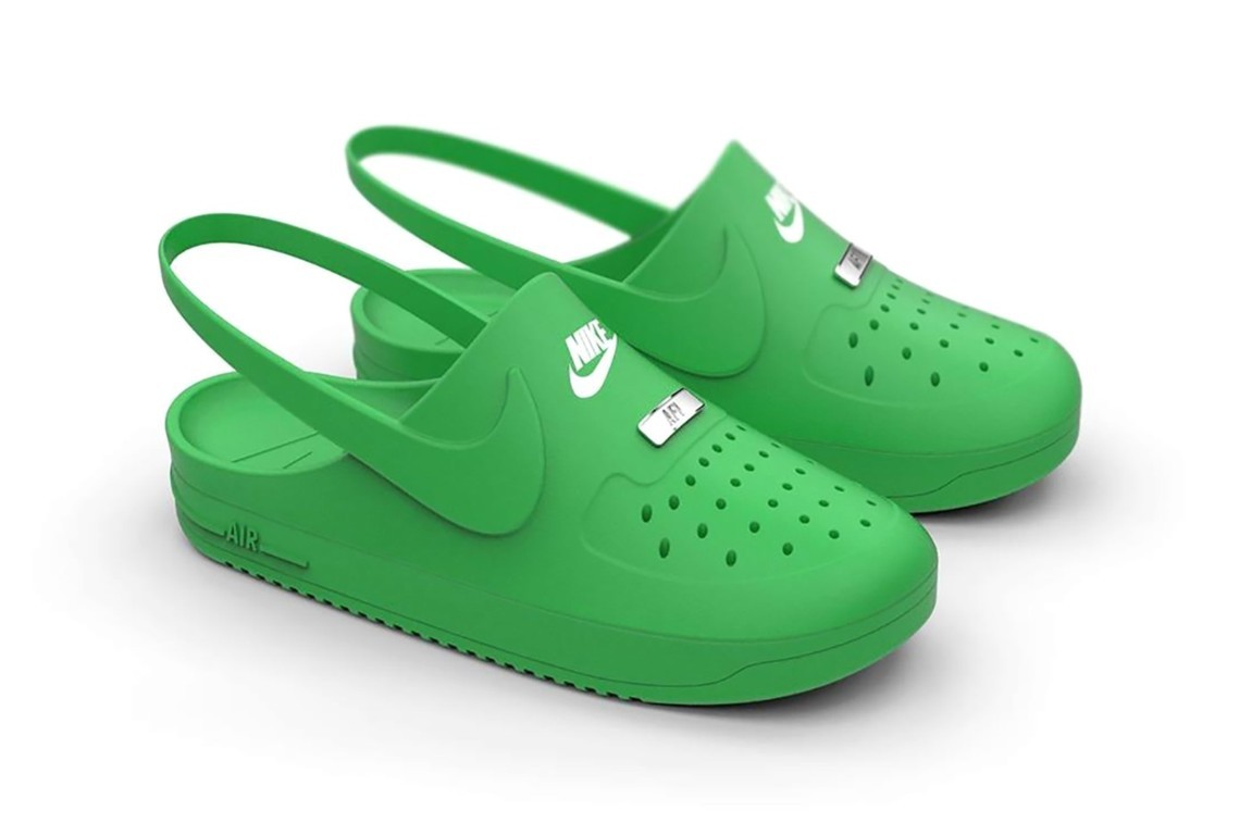 Crocs x Nike Air Force 1 Clog Hybrids Concept aGOODoutfit