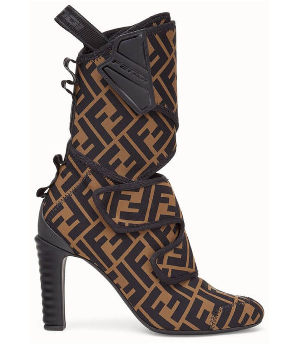 Fendi Logo Monogram Ankle Boots – aGOODoutfit