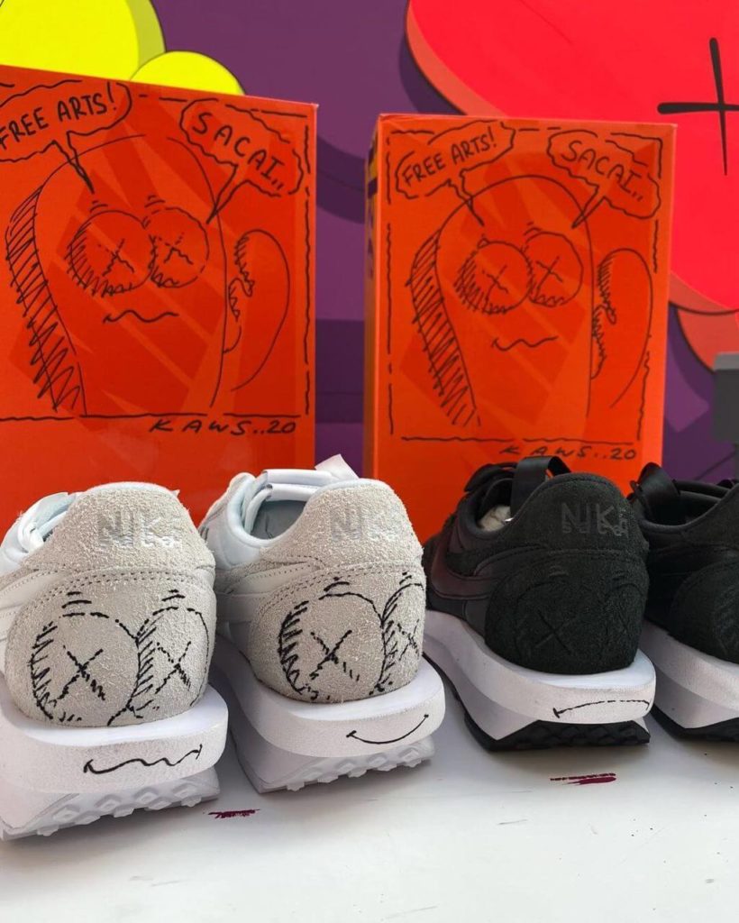 KAWS Sacai x Nike LDWaffle Sneakers