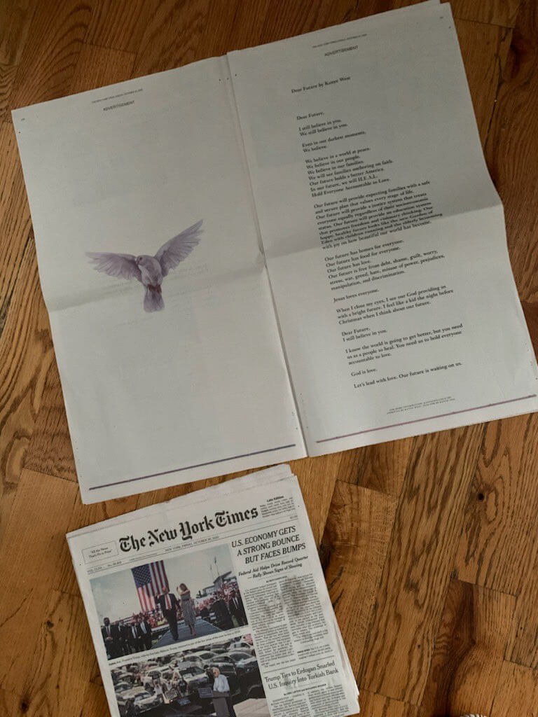 Kanye West Dear Future New York Times