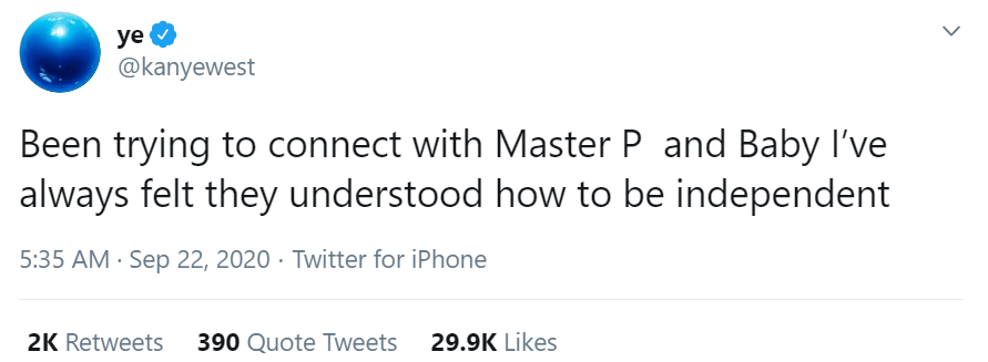 Kanye West Master P
