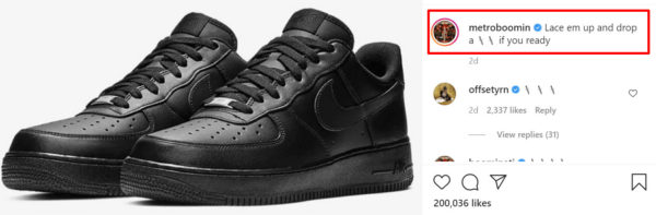 meaning of black air force 1