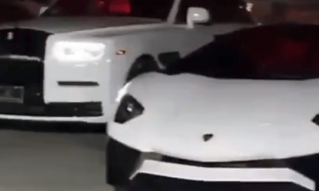 Post Malone All White Car Collection