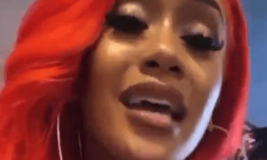 Saweetie IG Live Birkin Bag