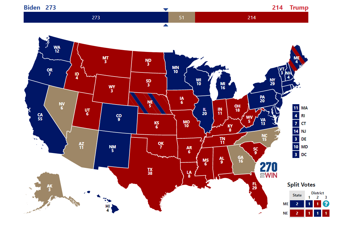 Joe Biden Wins 2020 Presidential Election Becoming the 46th President ...