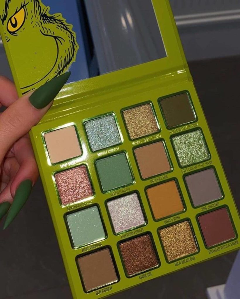 Kylie Cosmetics The Grinch Makeup