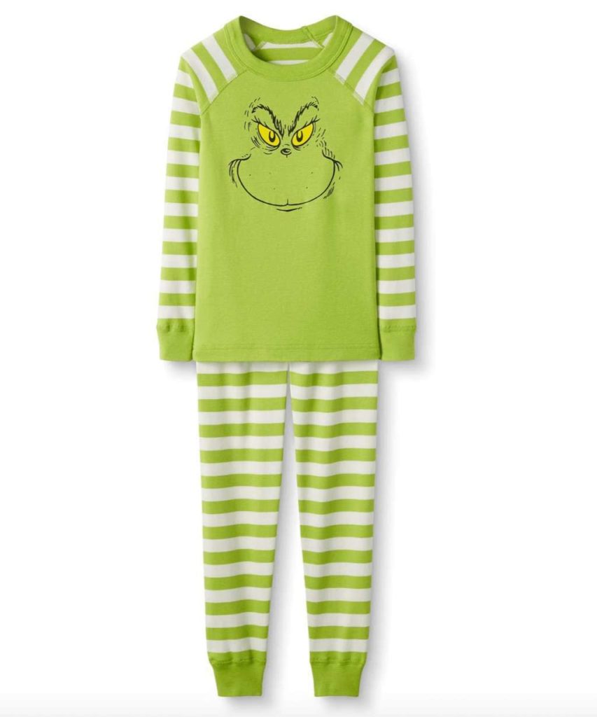 Kylie Jenner Grinch Pajamas