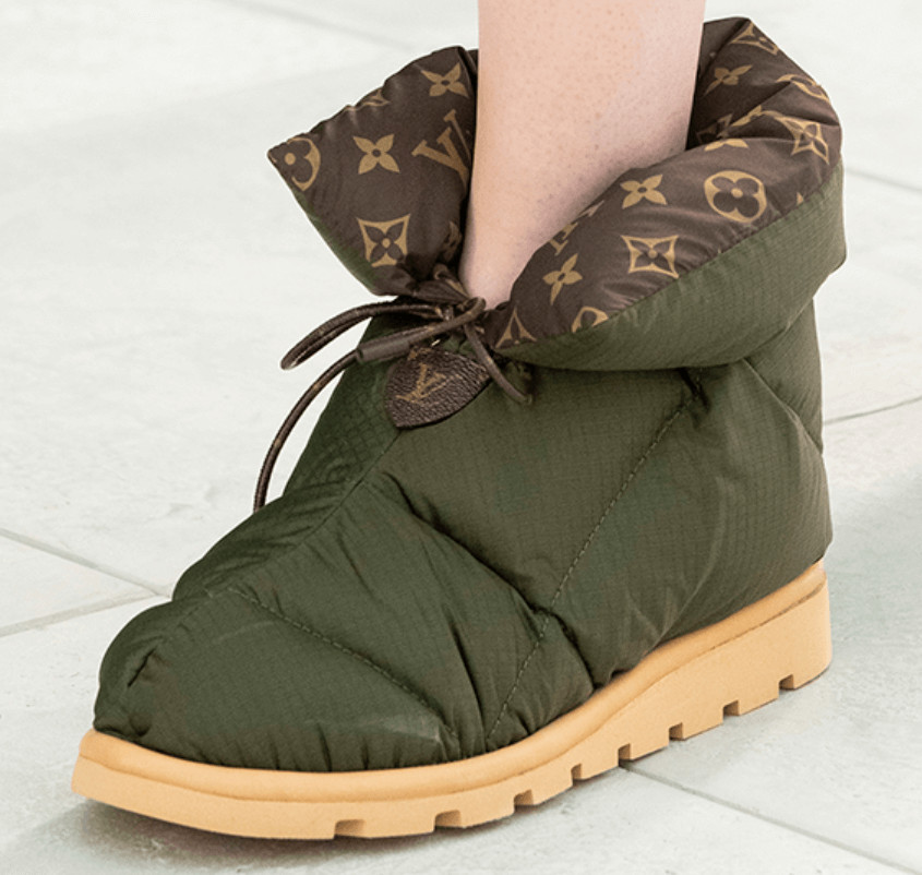Louis Vuitton, Shoes, Louis Vuitton Womens Pillow Comfort Ankle Boots  Nylon Black