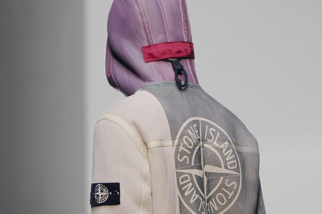 Stone Island Hand-Sprayed Sheepskin Jacket