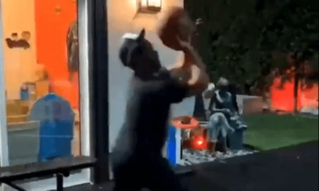 The Weeknd plays basketball