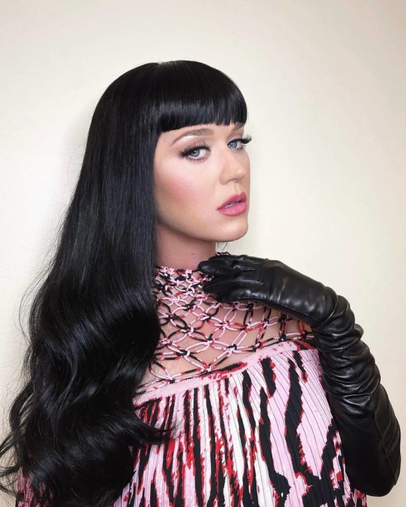 Katy Perry Goes Back to Black Hair (2)