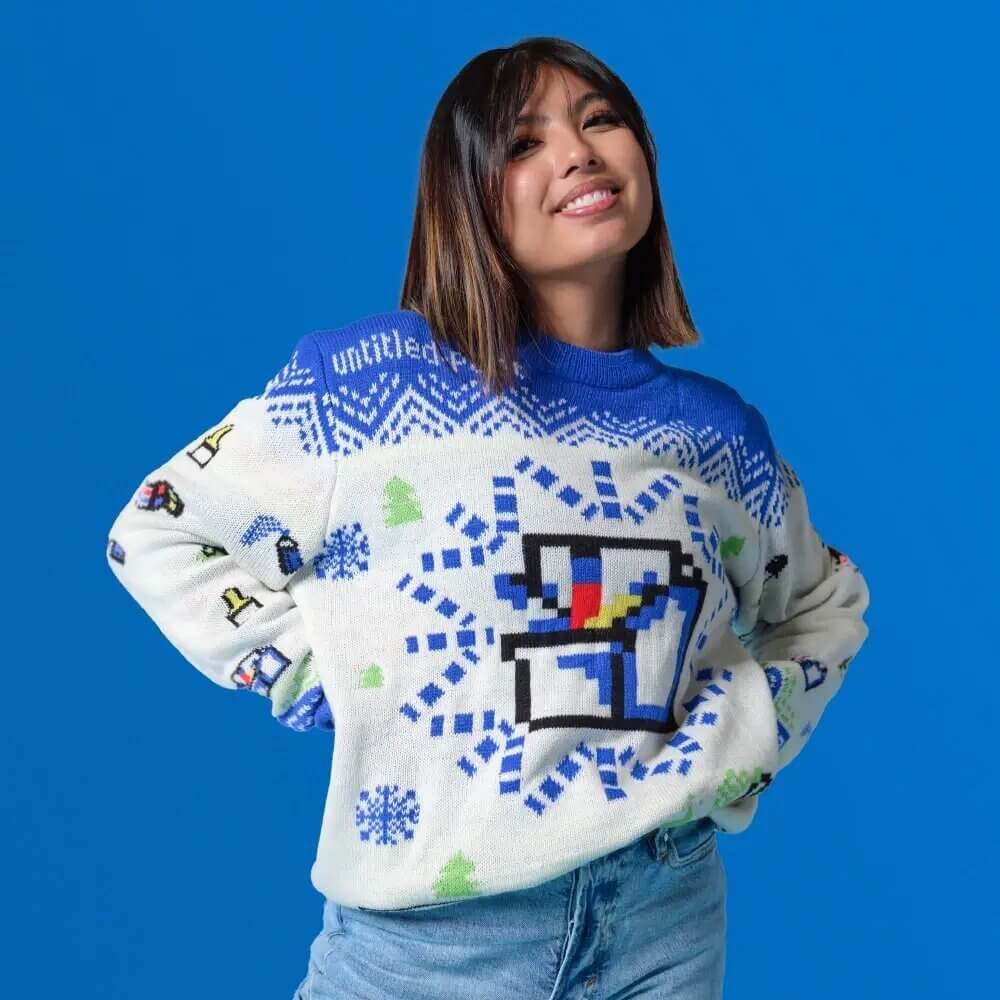 Microsoft Ugly Christmas Sweater MS Paint