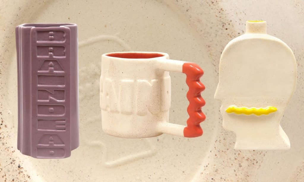 Brain Dead Mug Vases