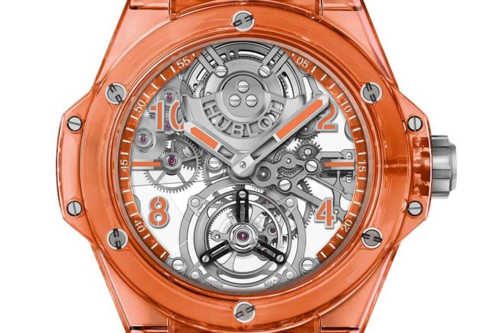 Hublot Tourbillon Orange Sapphire (2)