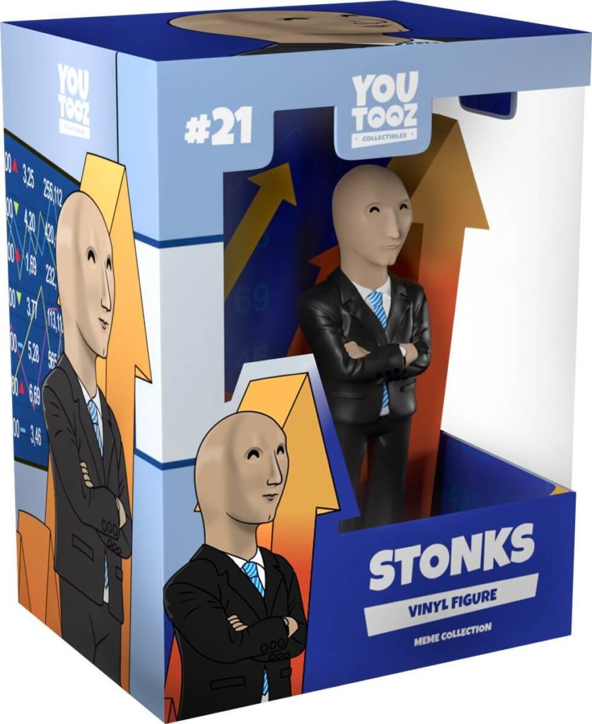 Stonks Meme Vinyl Figure