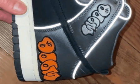 Unreleased MF DOOM Nike SB Dunk High Sample