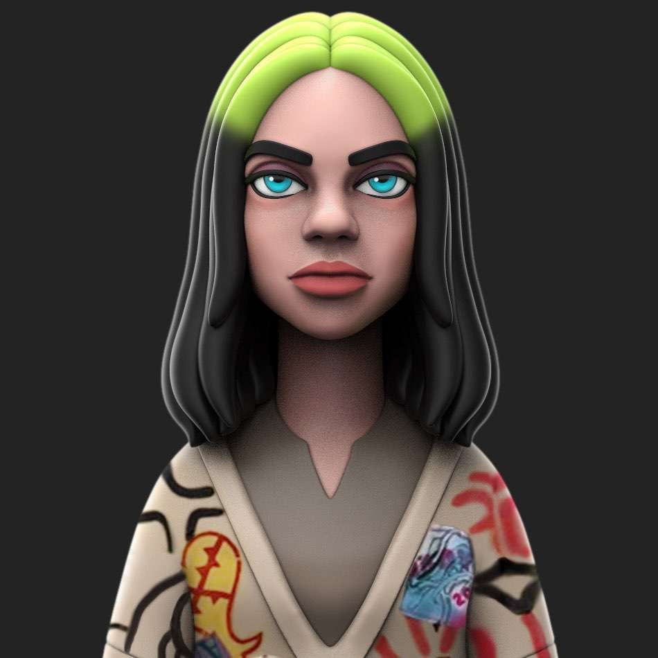 Billie Eilish 3D Model