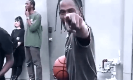 Travis Scott Basketball Jump Shot