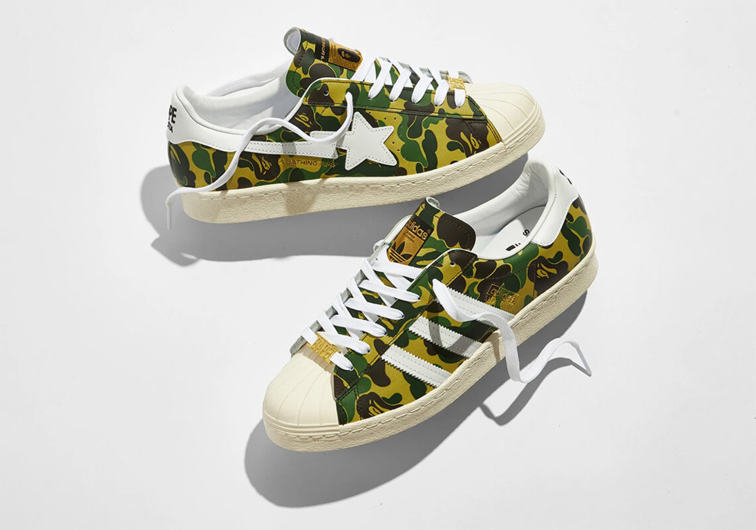 BAPE x adidas Superstar “Green ABC Camo” – aGOODoutfit