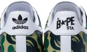 BAPE adidas Superstar Green Camo