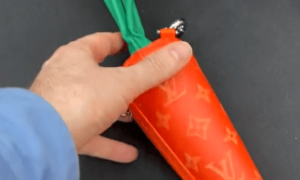 Louis Vuitton Virgil Abloh carrot pouch