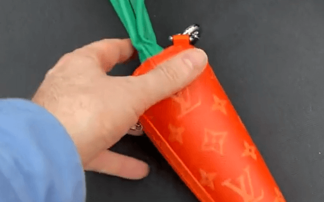 carrot coin purse louis